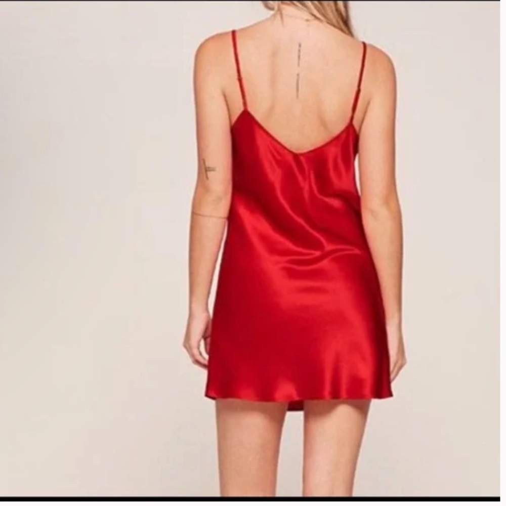 Reformation Cher Silk Slip Dress - Picture 4 of 6